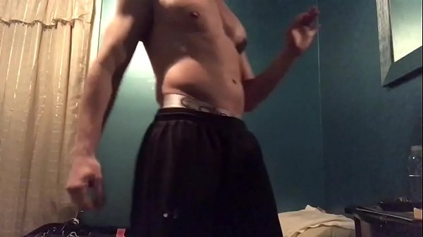 Huge cock nice body striptease