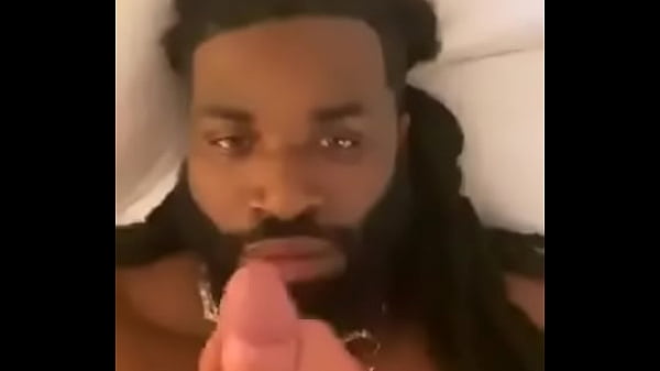 Black guy facialized by Big White Cock