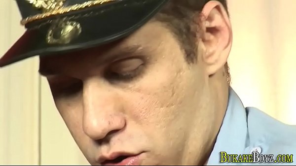 Latino twink facialized