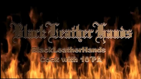 BlackLeatherHands COCK WITH BIG PRINZ ALBERT IN LEATHER AND FUR