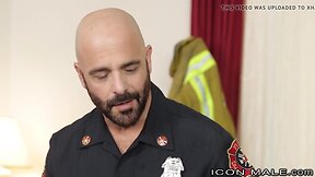 IconMale Armond Rizzo Fucked by Fire Cheif at the Station