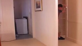 Teens have living room sex