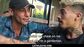 Latinleche watching my tatted latin boyfriend get banged by another guy