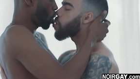 Mammoth dick roomservice attendant has to please chocolate gay hotel guest bbc