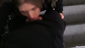 With No Condoms hammering with new teenager neighbour czech hunter