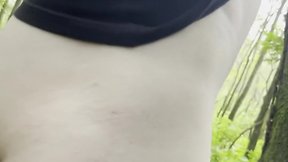 Femboy nude nature hike part 2: bubble butt edition