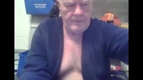 grandpa cum on webcam – scene 17