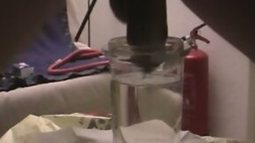 dipping cock and balls in hot wax