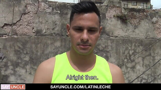 Latino friends leave basketball game to earn some money from their boners