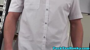 Thrilled amateurish hunk is anally pummelled