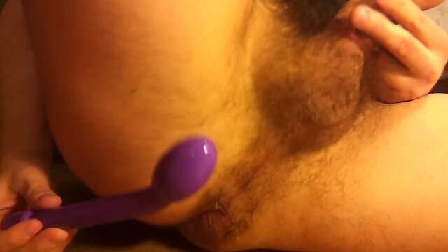 Anal vibrator orgasm and a big load – Cumming for Britwaves!