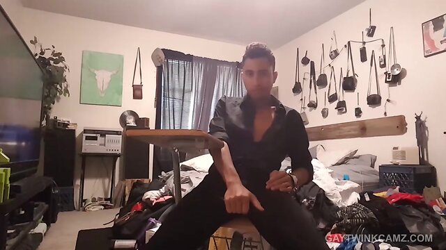 Big Dick Lucas Stroking His Monster Cock