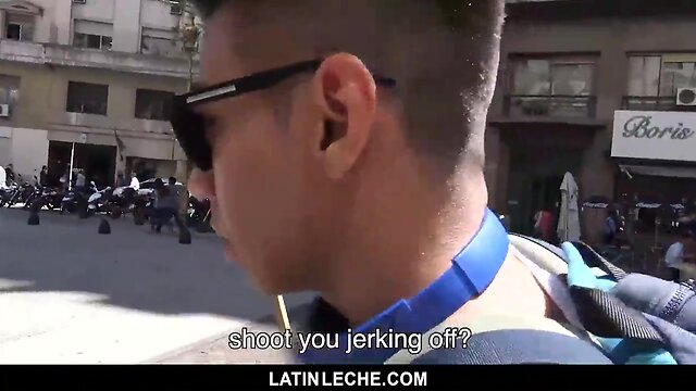 Round ass jock jonathan gets paid to suck dick on camera latino leche