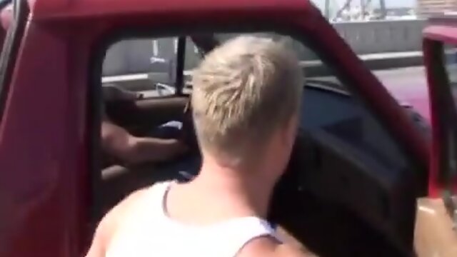 Hot truckers have an orgy