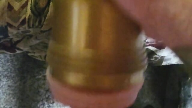 Big cock fucking fleshlight fun – masturbation & cumshot!