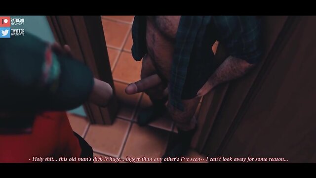 Sims 4 – mature papa seduces pizza delivery twink [late night delivery]