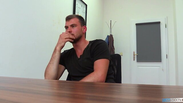 Lovely lean guy gets paid to suck pecker at the train station and then fuck