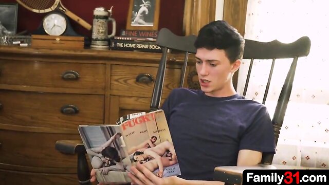 The stepson is shocked at first but stepdad is agitated!