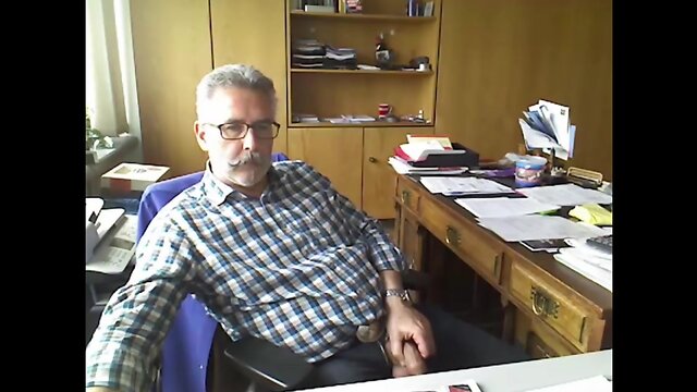 Daddy needed release at the office