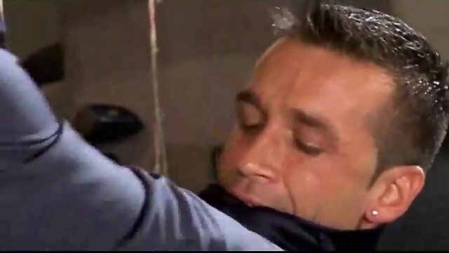 Man in suit fucked hard