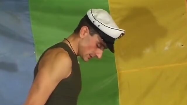 Two soldiers with big cock