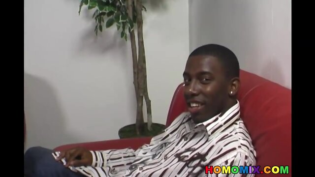 Shy white guy gets a black cock up his ass