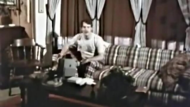 Twins in retro gay scene