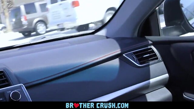 Brothercrush – small stepbrother gets a huge darky pecker in his butt-hole during his study break