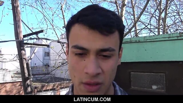 Spanish latin boy paid cash to fuck his straight friend on camera