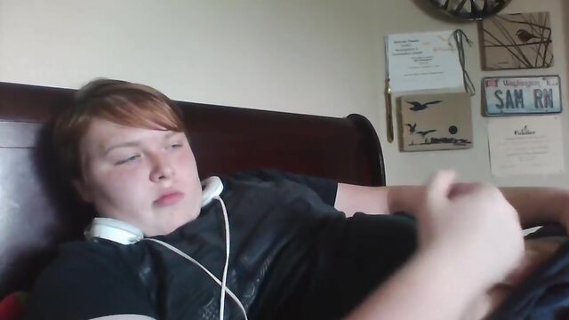 Phat ginger teenager jerk off cumpilation