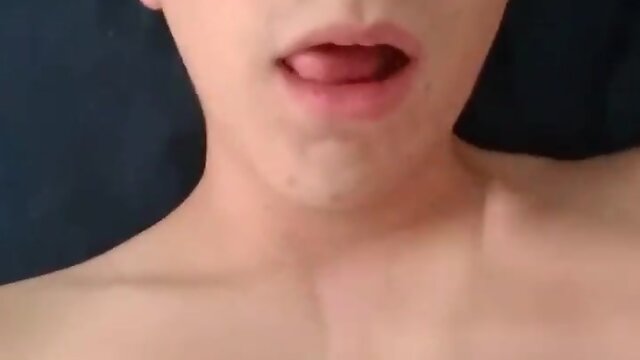 Jacking and eating my cum