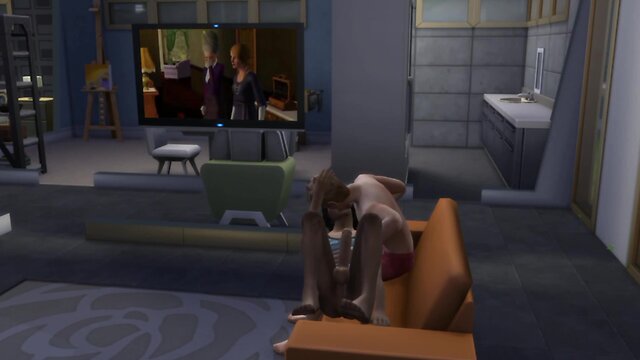 Teenager love-seat loving in the sims 4