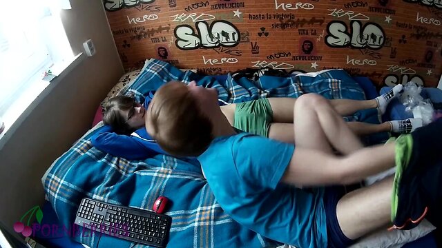 Teenager got tied up by his friend, had to protect his virginity and didn’t want a