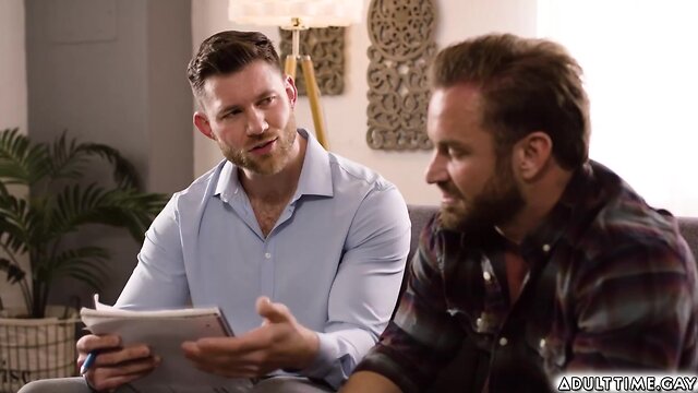 Doctor caden jackson and bruce jones engage in anal intercourse