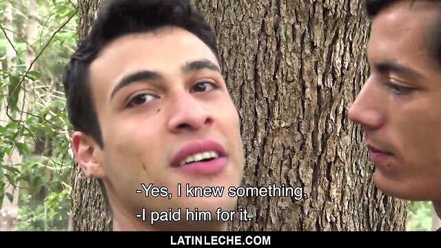 Latinleche attractive latin gets his bum pummeled at a nature reserve