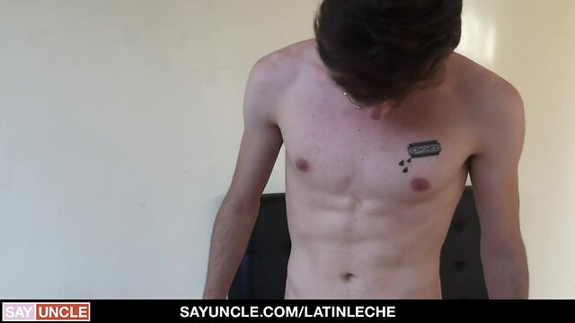 Shy teenager arthur joseph earns some extra money with roommate’s penis in mouth