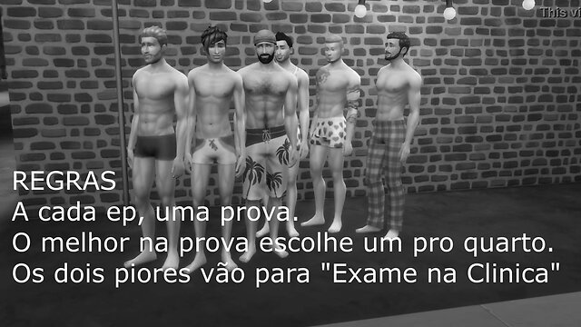 Casa dos homens reality de sexo gay, ep.01