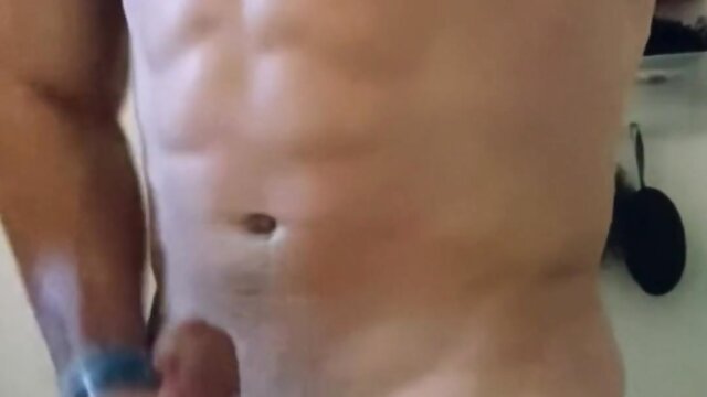 Handsome man solo performance