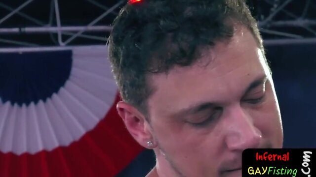 Humble slaves fisted hard by master