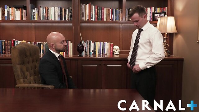 Initiation complete: adam russo and logan cross submit to tarzan tops ritualistic load