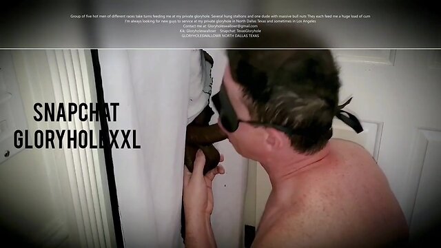 Or ladyfive people feeding at a gloryhole