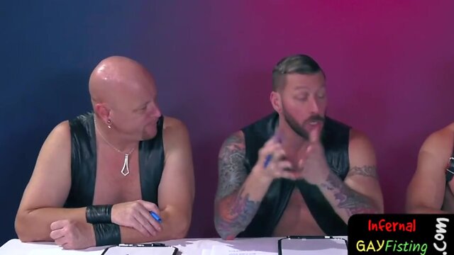 Gaping bdsm slave fisted on all fours